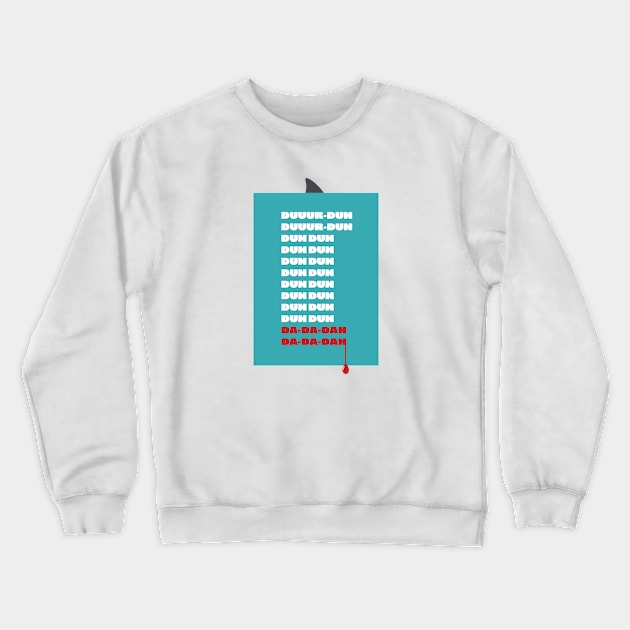 Jaws theme Crewneck Sweatshirt by ölümprints